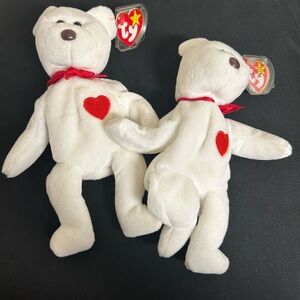 1993 beanie babies - original edition - Exellent condition - white